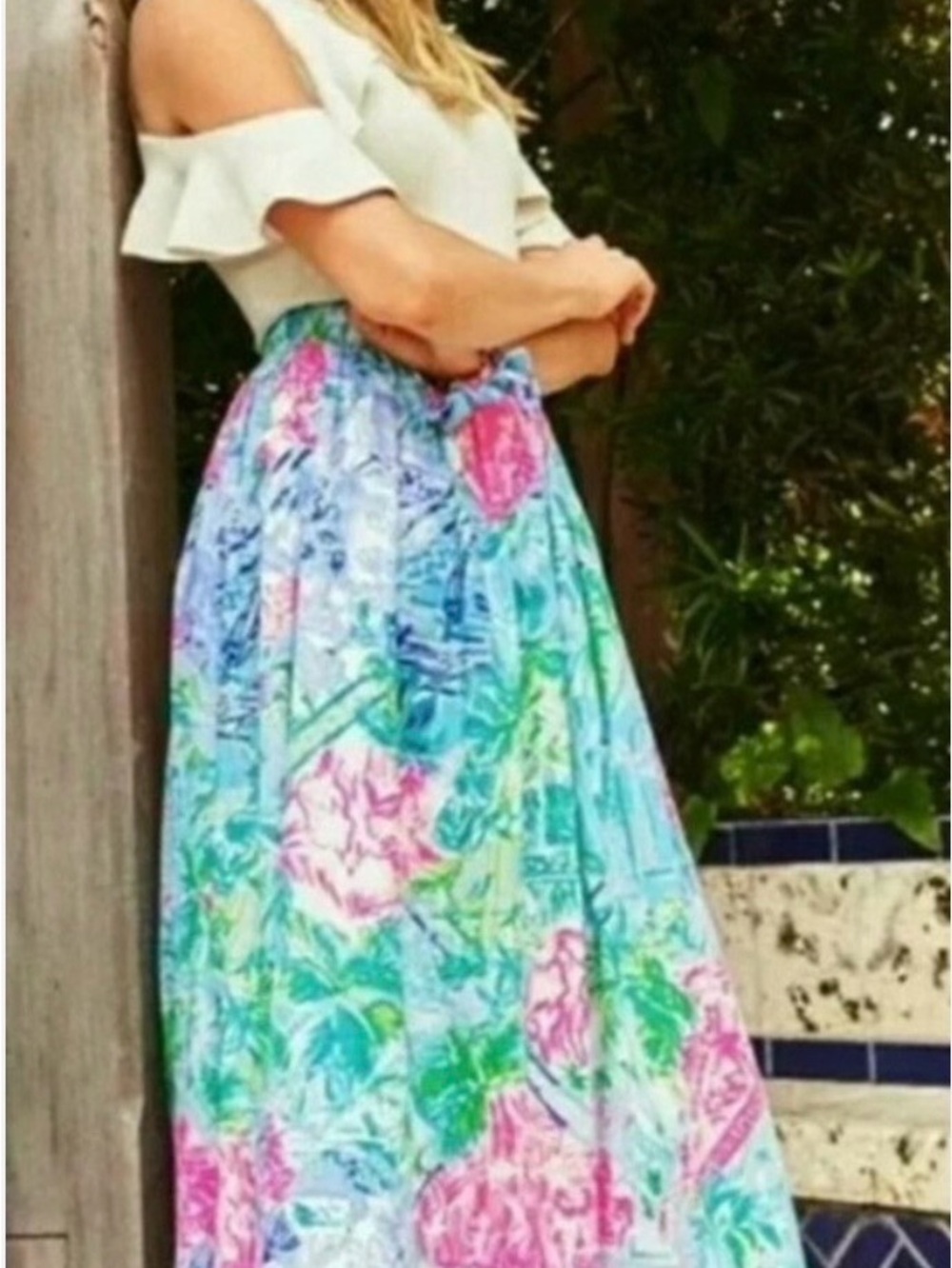 🦄 Lilly Pulitzer NWT Bobbi skirt in Bohemian Queen 60th anniversary*Hemmed* - Picture 4 of 4